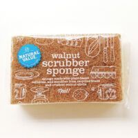 Natural Value Walnut Scrubber Sponge