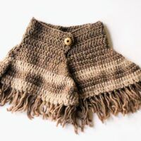 Brown Baby/Toddler Poncho or Adult Neck Warmer