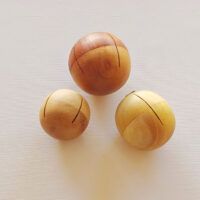 Wooden Round Ball Shaker (small)