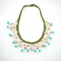 Bright n Blue Crochet Choker - Lingerie for the neck!