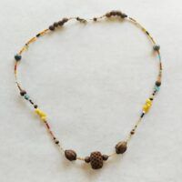 Ravens Jewellery  -Reuse Karma Free crystals and Casaurina Nut feature.