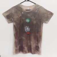 Naturally Dyed With Plants/Eco Ink-Sky Fire - Organic Cotton (GOTS) -SML women's