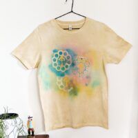 Naturally Dyed With Plants - Mushroom Mechanics- Organic Cotton (GOTS) - Small (Mens)