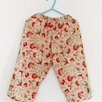 Hand Made Pants  - Birds, Berries and Gingerbread (Infant 4 years old)