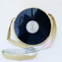 Upcycled Vinyl Record Satchel Bag