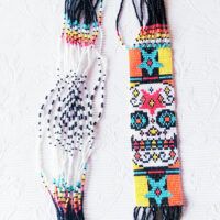 Day Of The Dead Beaded Necklace