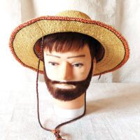 Short Brimmed Elephant Grass Hats - Fair Trade From Ghana