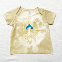 Natural Dye and Eco Friendly Ink - Mushroom - Organic Cotton (GOTS) Baby T-Shirt (6-12)