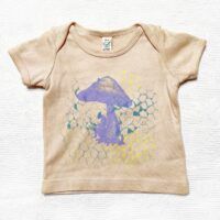 Natural Dye and Eco Friendly Ink - Mushroom - Organic Cotton (GOTS) Baby T-Shirt (0-3)
