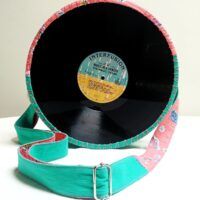Quality Handcrafted Upcycled Vinyl Record Bag (Copy)